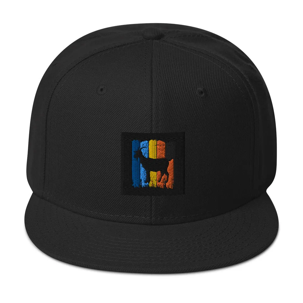 Snapback Hat Retro Goat- Comfortable & Stylish Hat