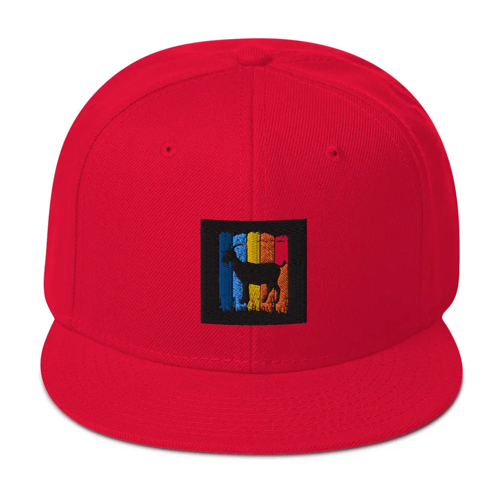 Snapback Hat Retro Goat- Comfortable & Stylish Hat
