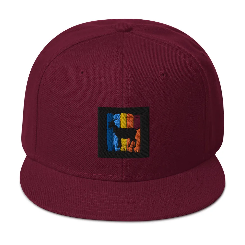 Snapback Hat Retro Goat- Comfortable & Stylish Hat