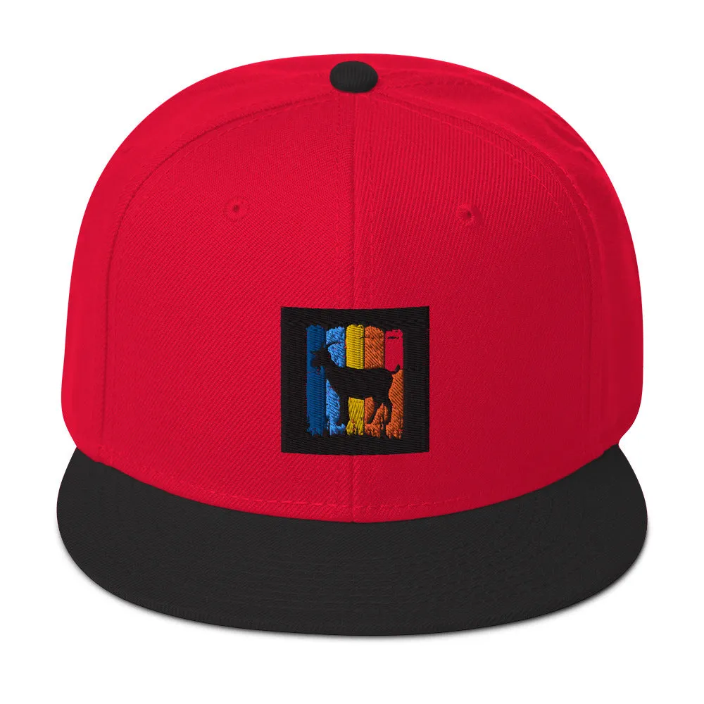 Snapback Hat Retro Goat- Comfortable & Stylish Hat