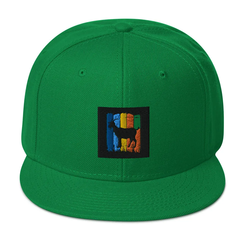 Snapback Hat Retro Goat- Comfortable & Stylish Hat