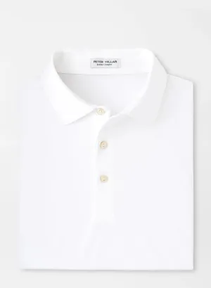 Solid Performance Jersey Polo (White)