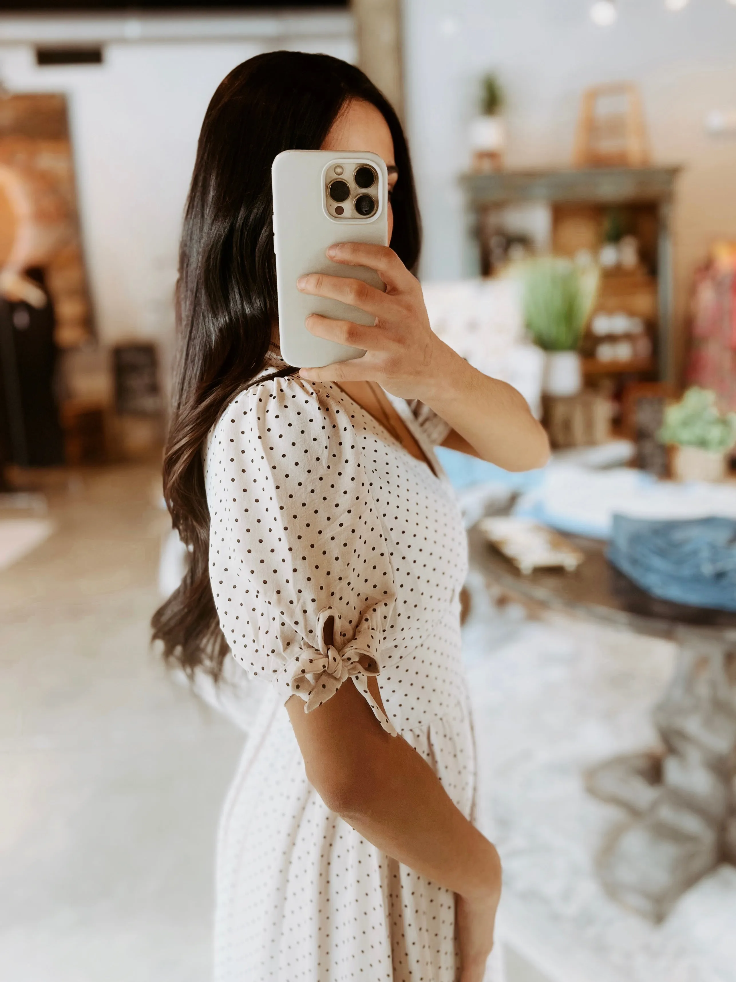 SPOTTED BY YOU MIDI DRESS
