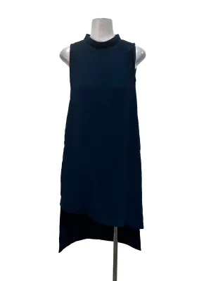 Spruce Blue Mock Neck Dress