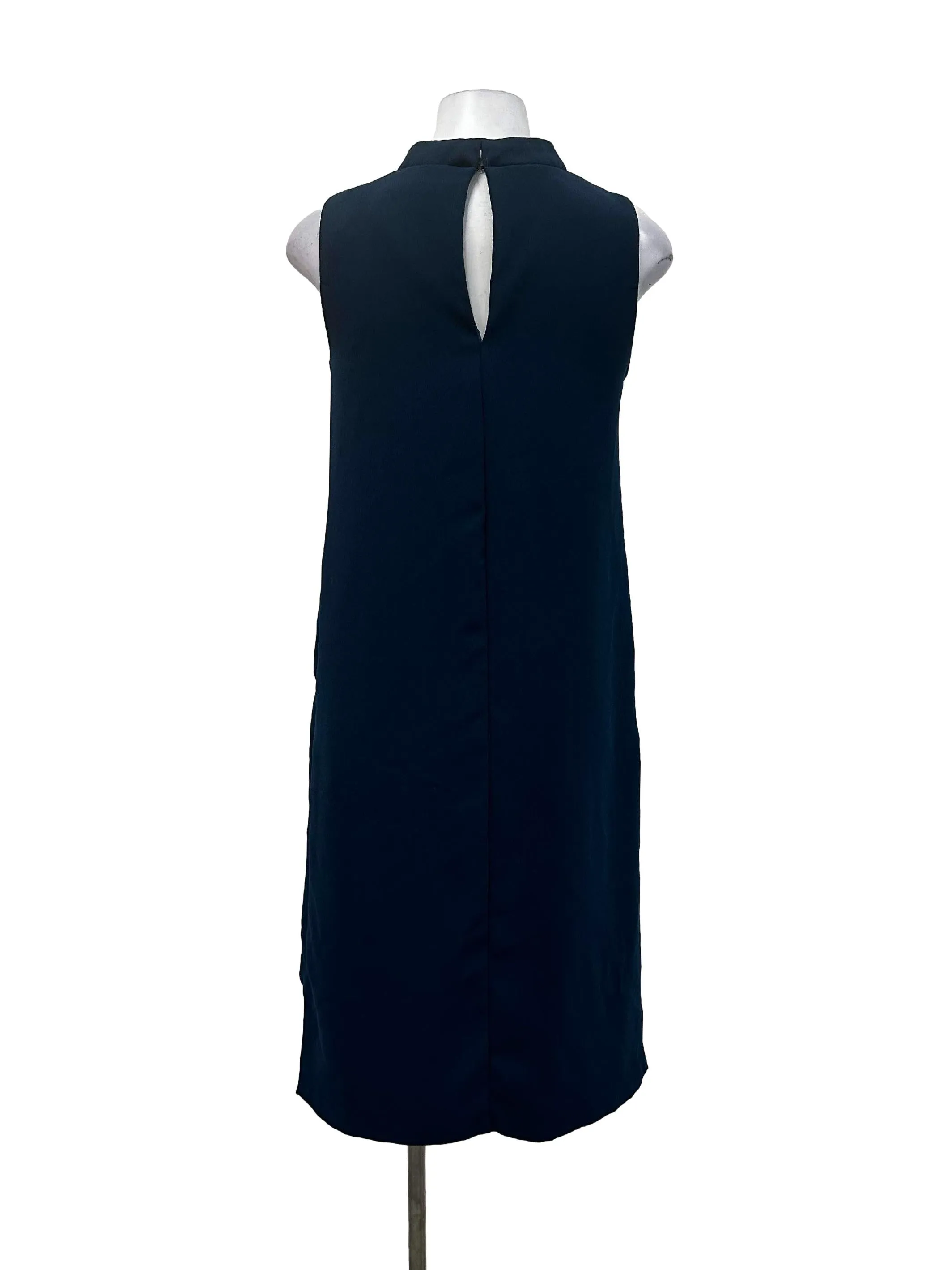 Spruce Blue Mock Neck Dress