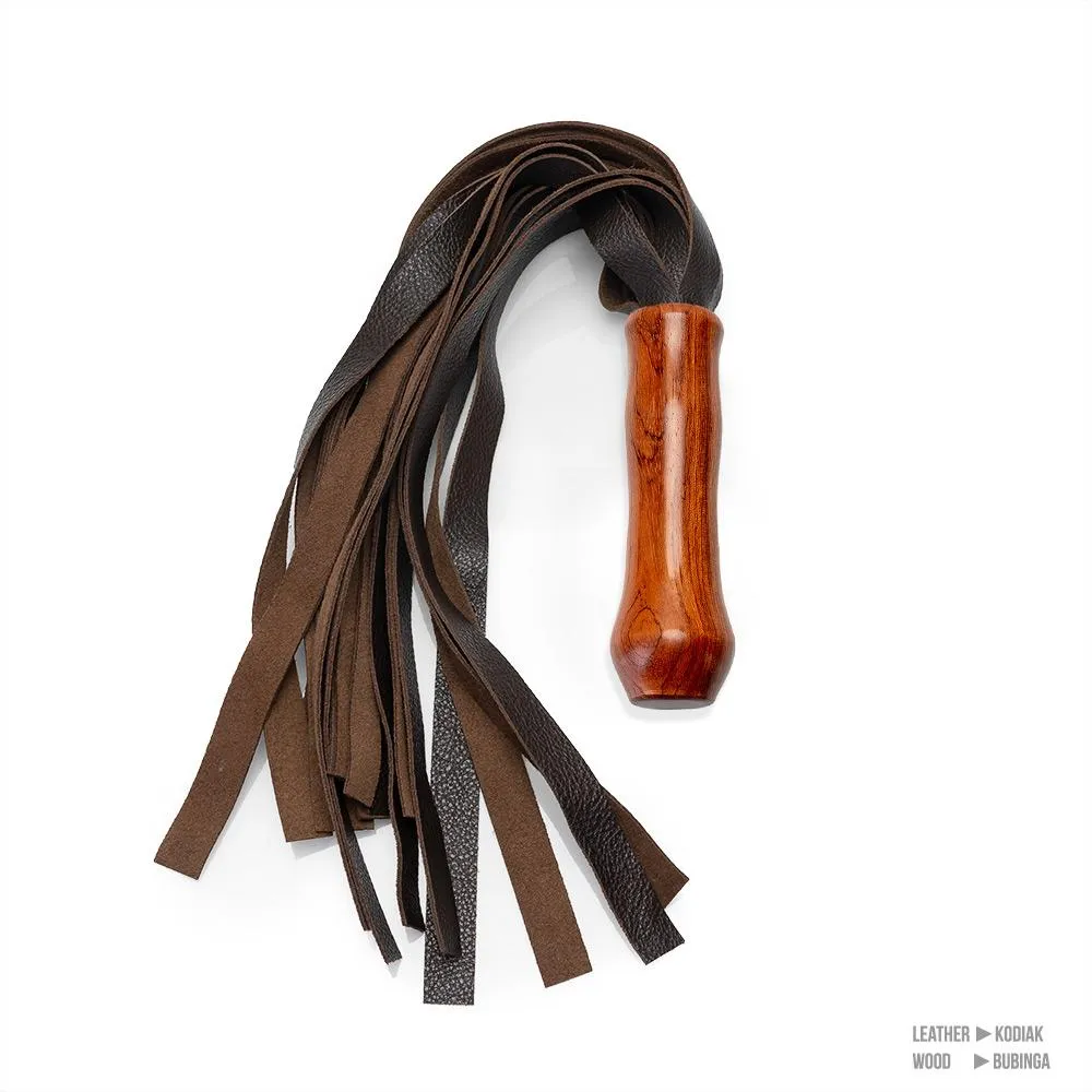 Square End Leather Flogger [20 Falls]