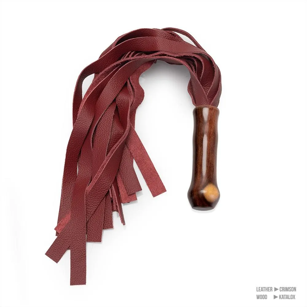 Square End Leather Flogger [20 Falls]