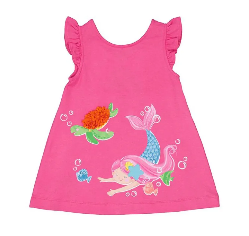 SS25 Mayoral - Fuchsia  Sealife Dress