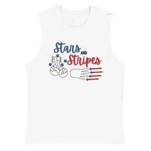 Stars and Stripes (Red, White, & Blue) Muscle Tank