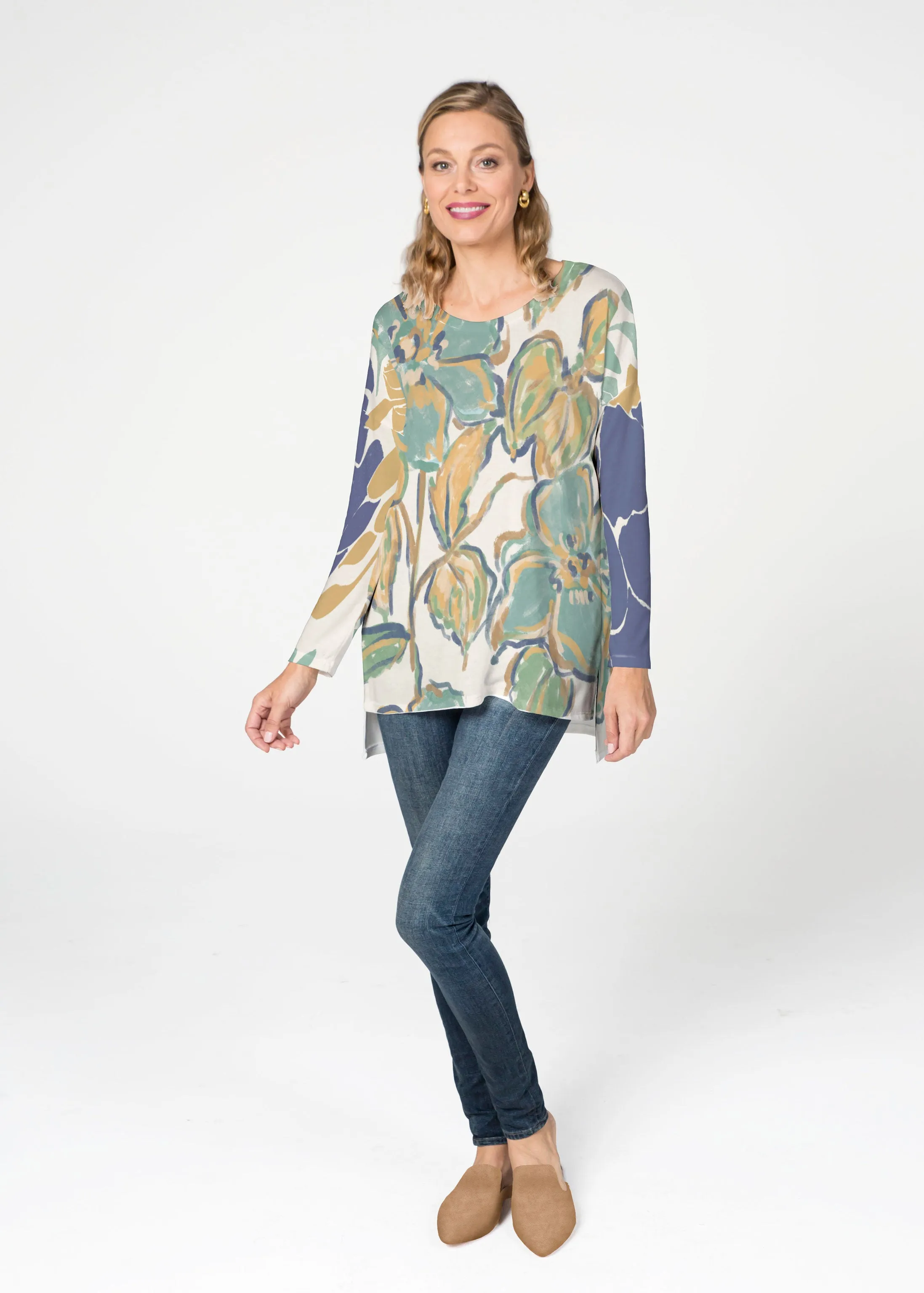 Stefania (8110) ~ Slouchy Butterknit Top