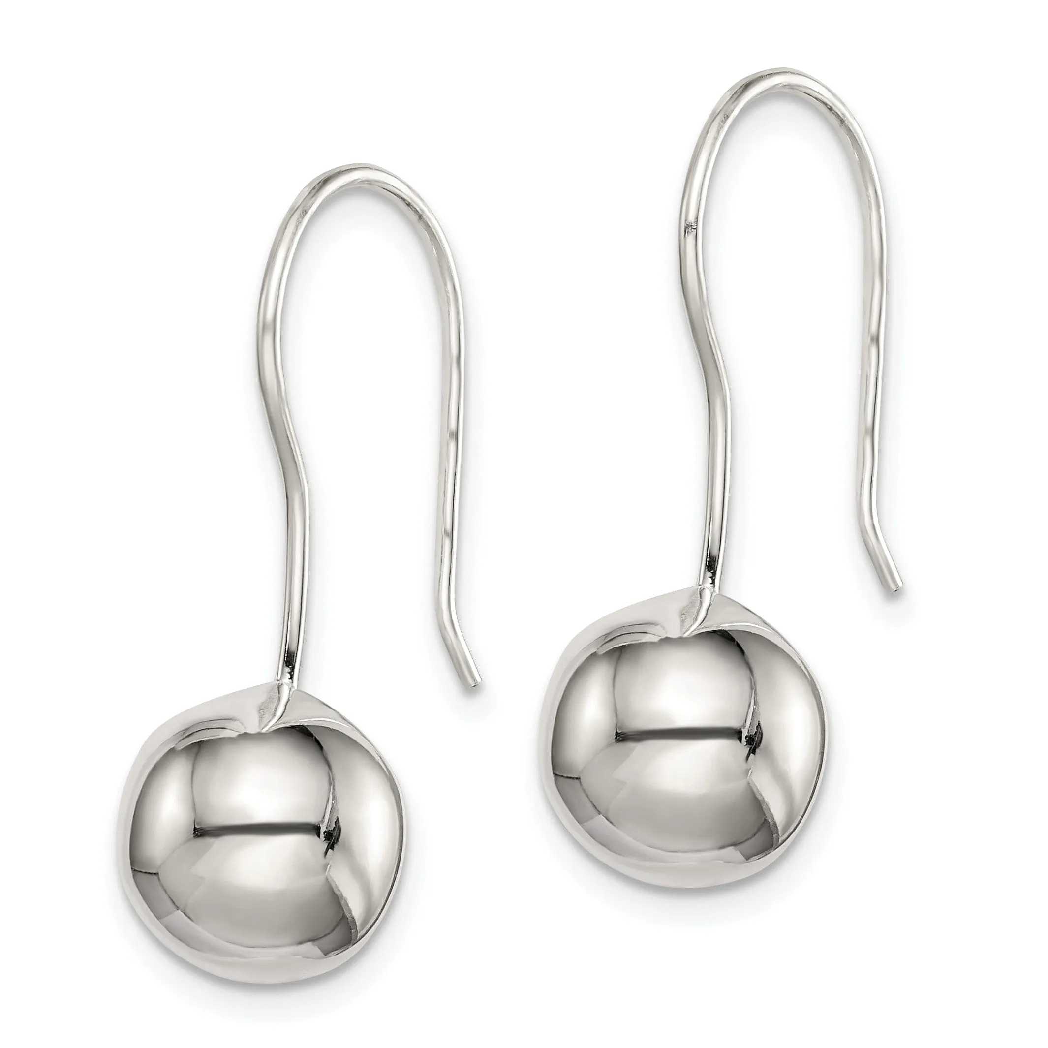 Sterling Silver 10MM Ball Earrings