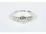 Sterling Silver Crucifix Ring - Religious Jewelry - Cross Ring - Catholic Gifts