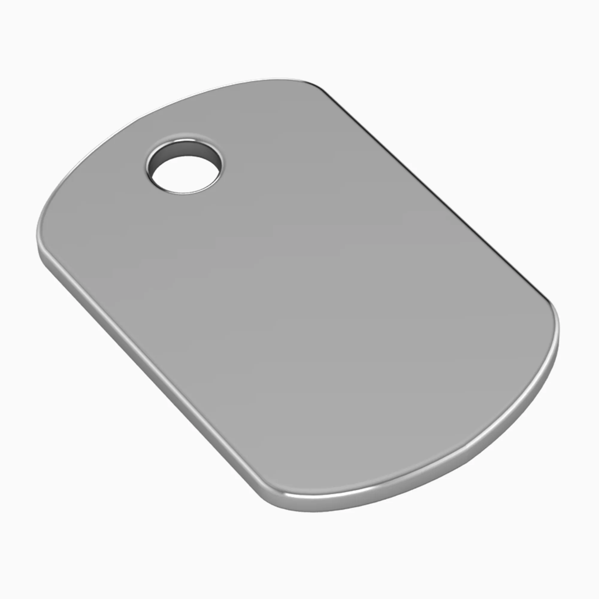Sterling Silver Dog Collar Tag by Krysaliis