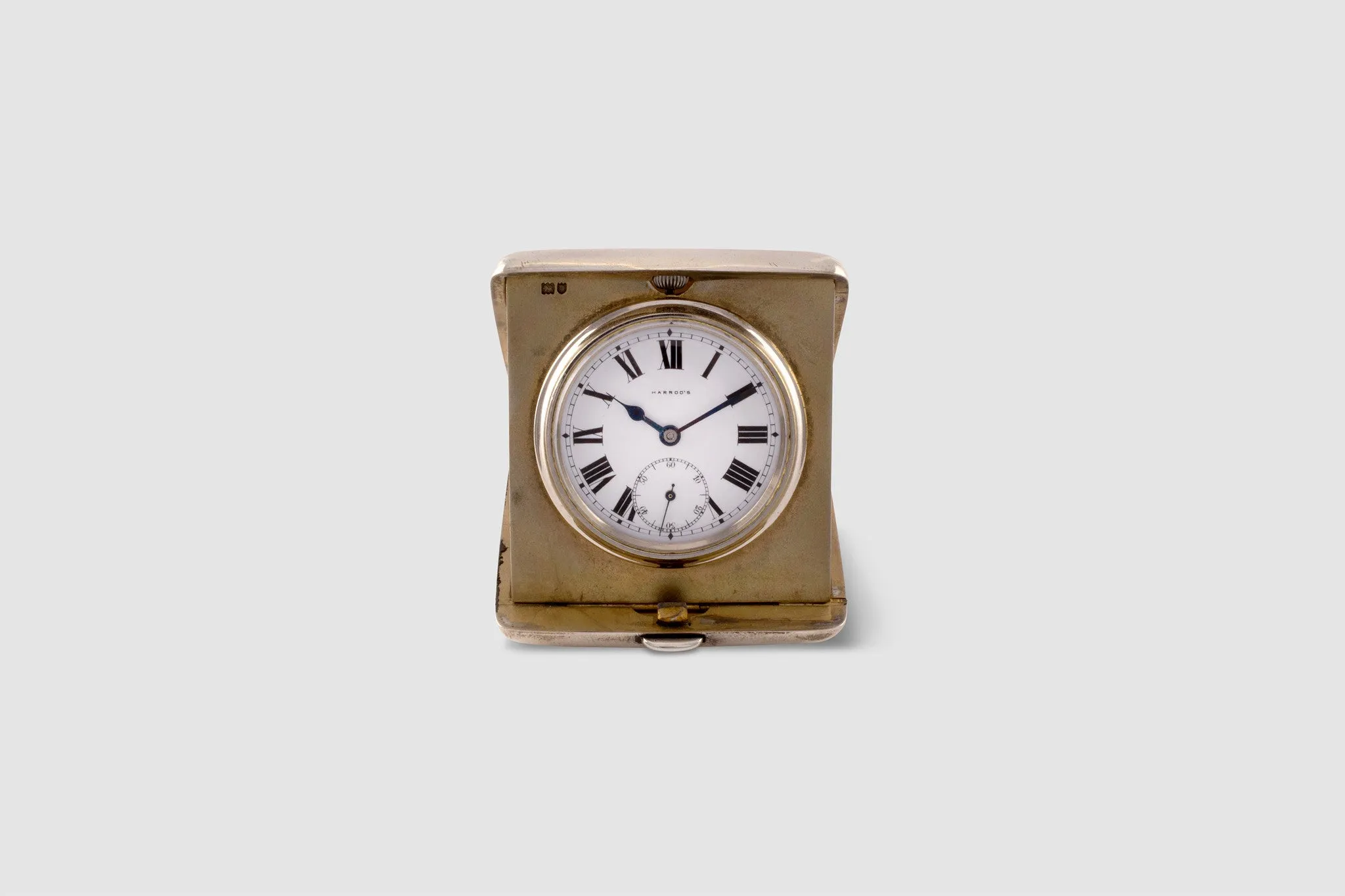 Sterling Silver Rolex Travel Clock