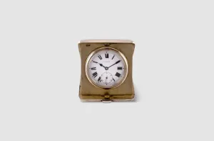 Sterling Silver Rolex Travel Clock