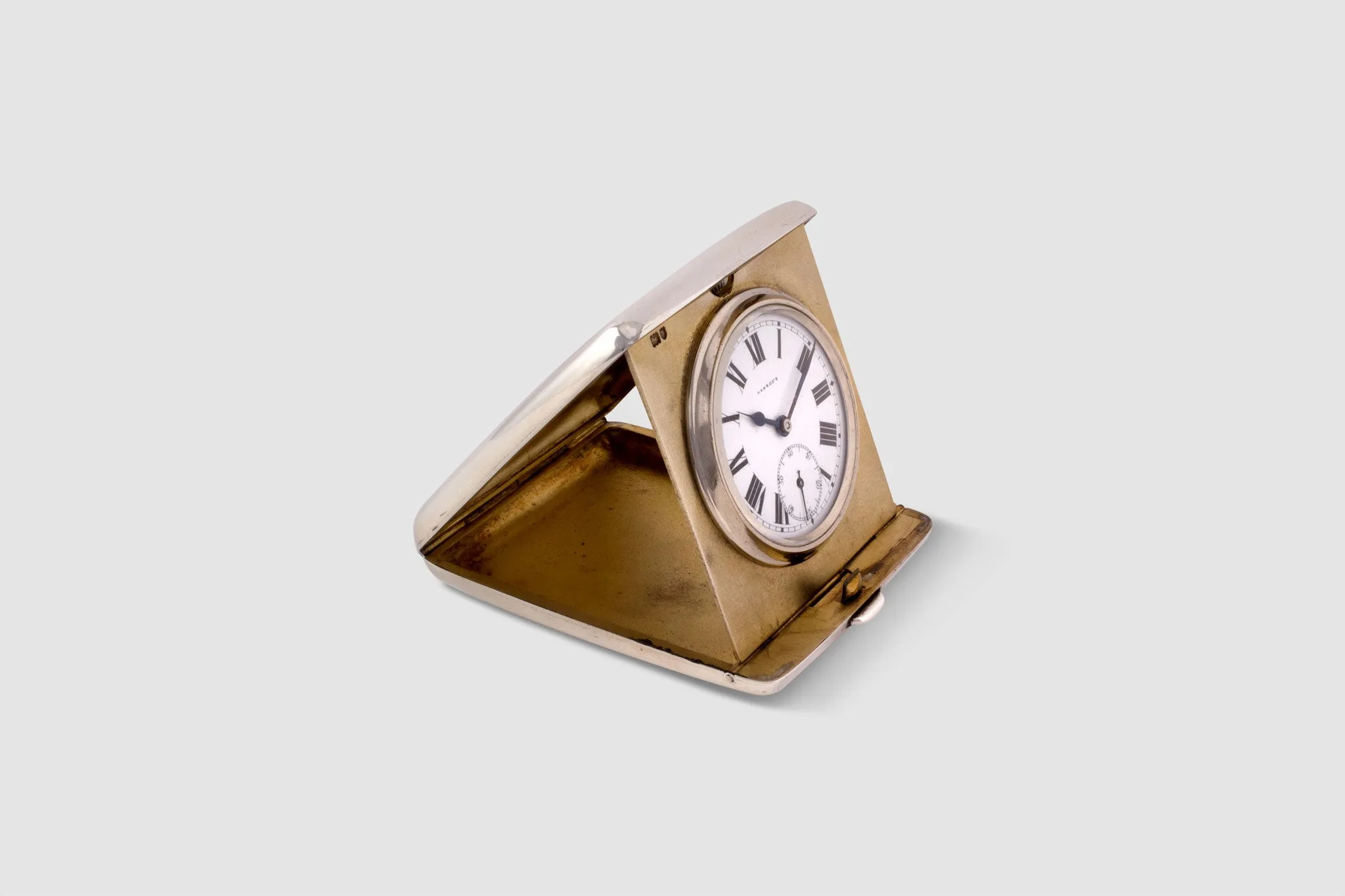 Sterling Silver Rolex Travel Clock
