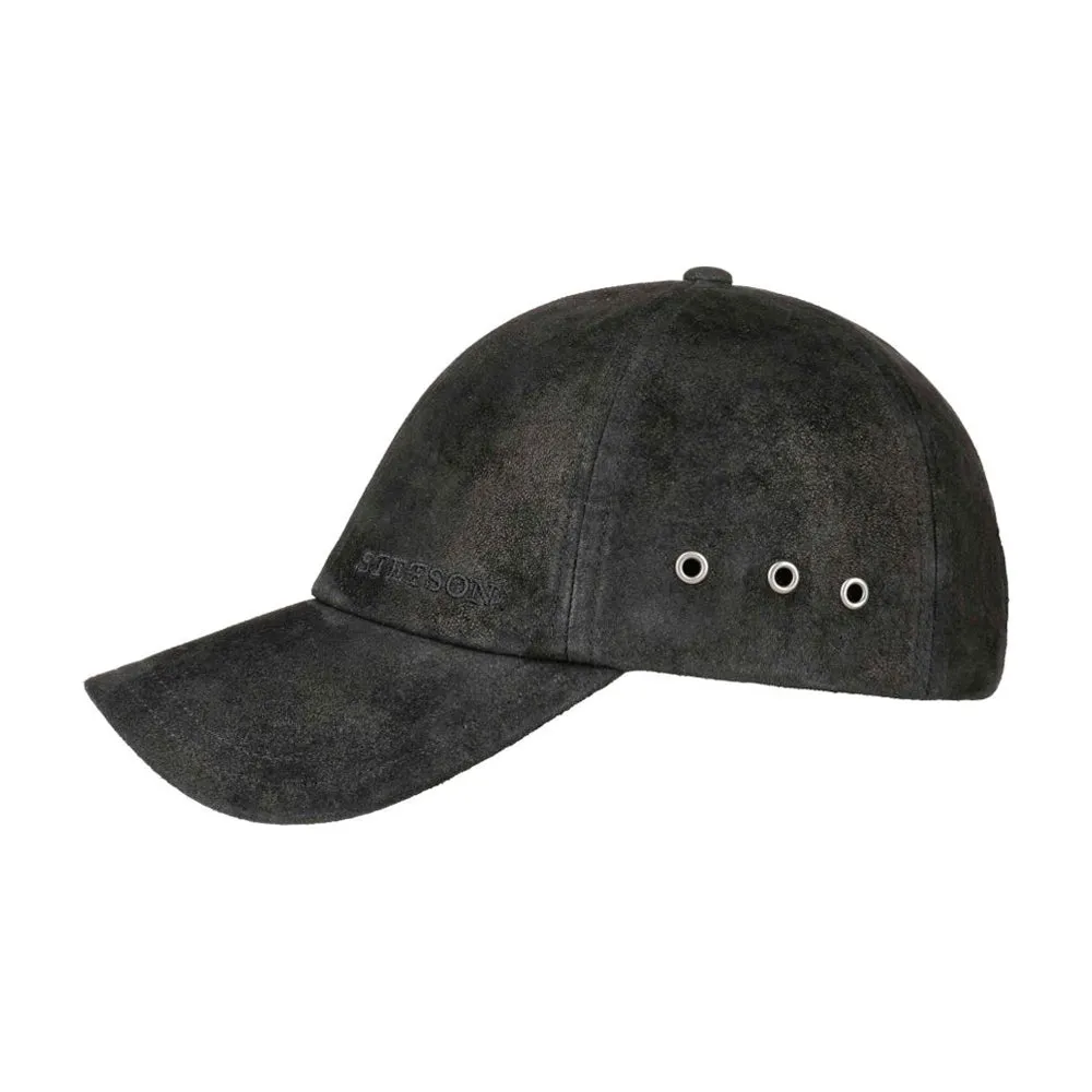 Stetson - Rawlins Pigskin Baseball Cap - Adjustable - Black
