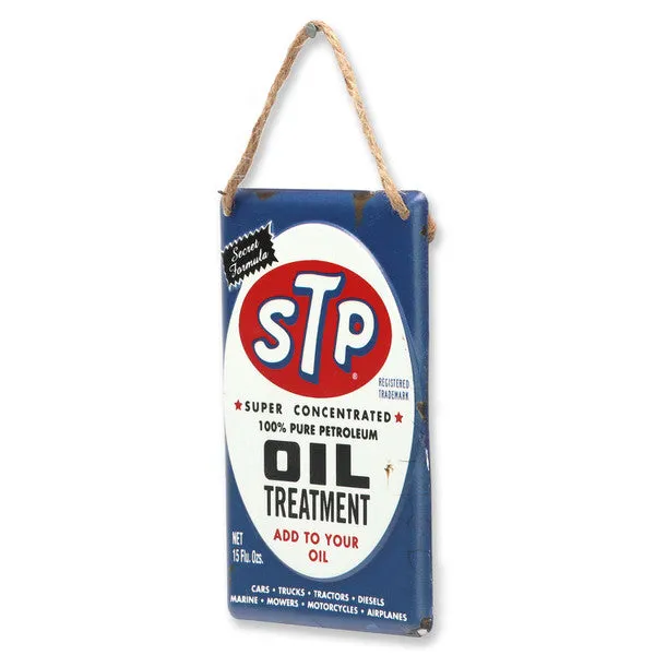 STP Oil Treatment Hanging Sign