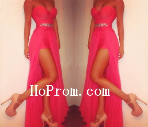 Stylish Coral Prom Dress,Long Prom Dress,Evening Dress