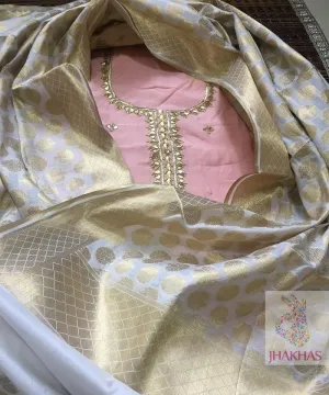 Stylish Pink Gota Patti Salwar Suit