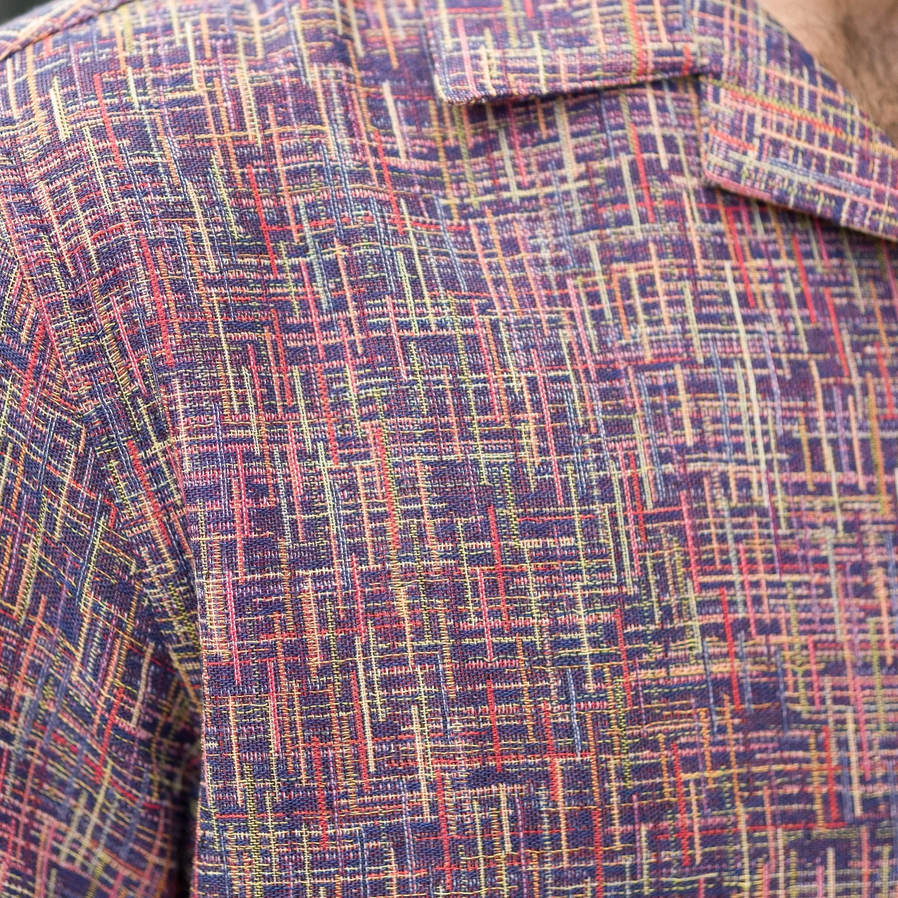 Summer Boucle Shirt in Blue
