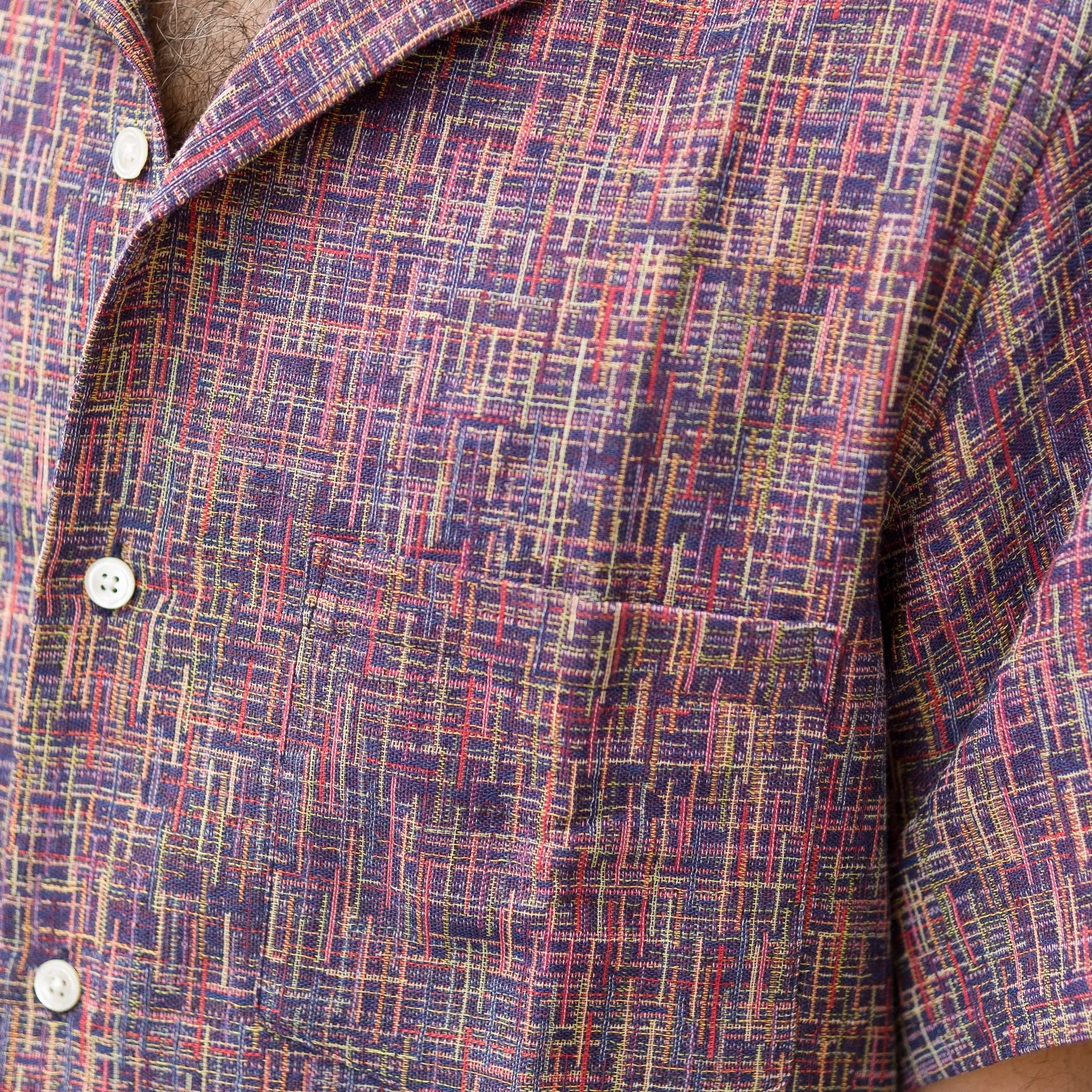 Summer Boucle Shirt in Blue