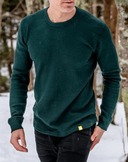 Take It Outside Men's Waffle Crewneck T-shirt