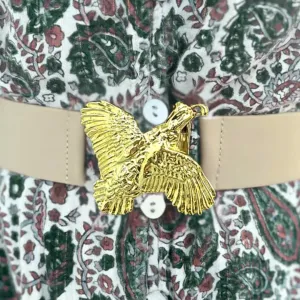 Tan Genuine Leather Belt Band