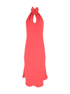 Tara Jarmon Rosanne Crepe Dress in Coquelicot