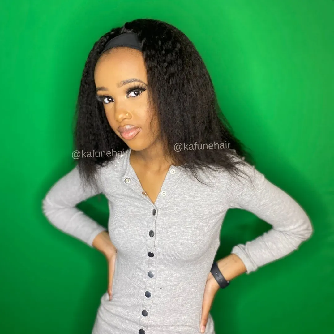 Taraji  Head band Wig - custom colored Available Next Business day shipping