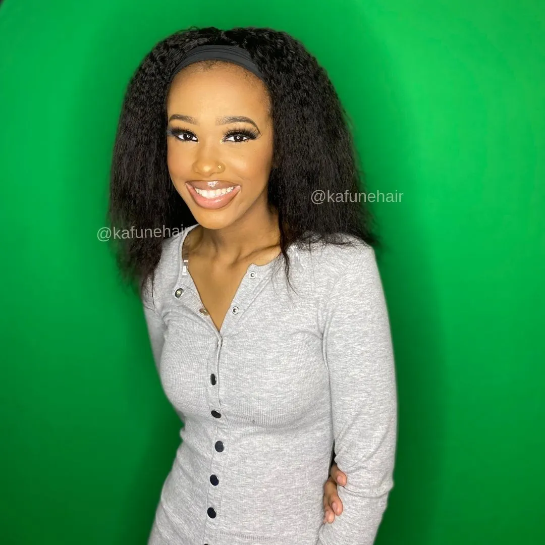 Taraji  Head band Wig - custom colored Available Next Business day shipping