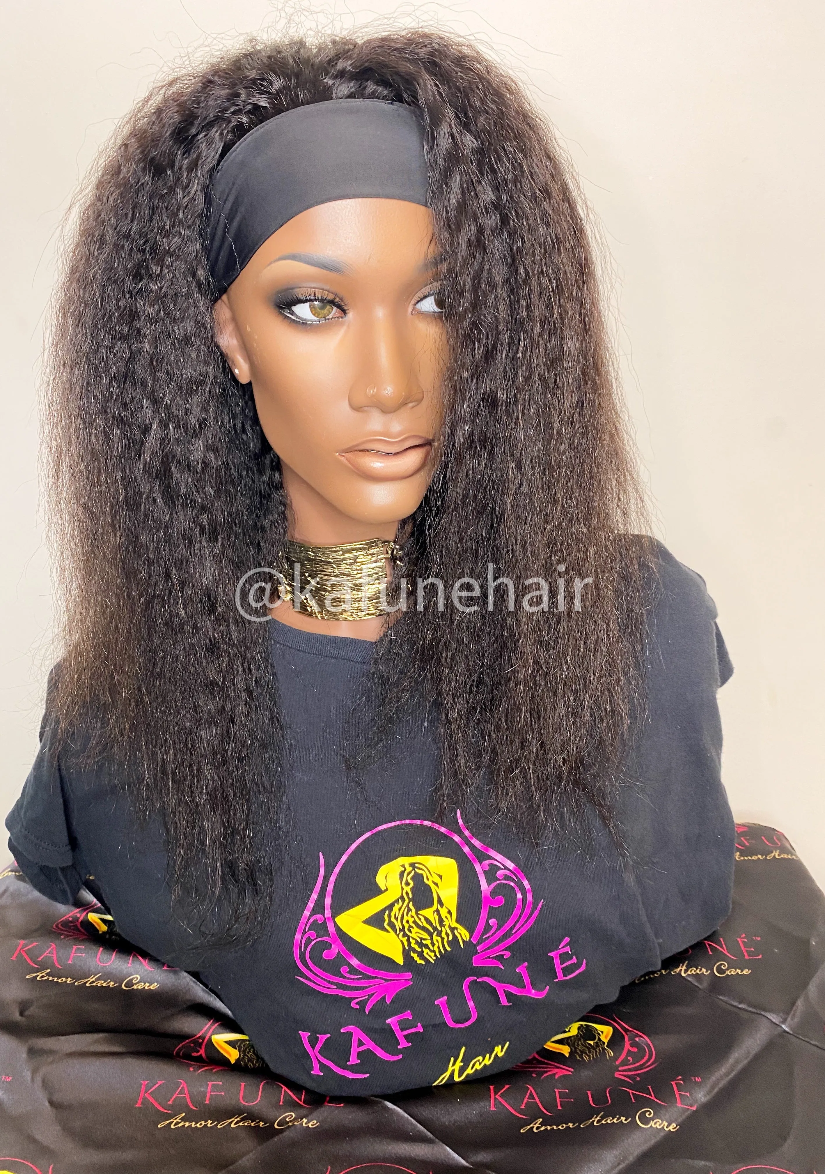 Taraji  Head band Wig - custom colored Available Next Business day shipping