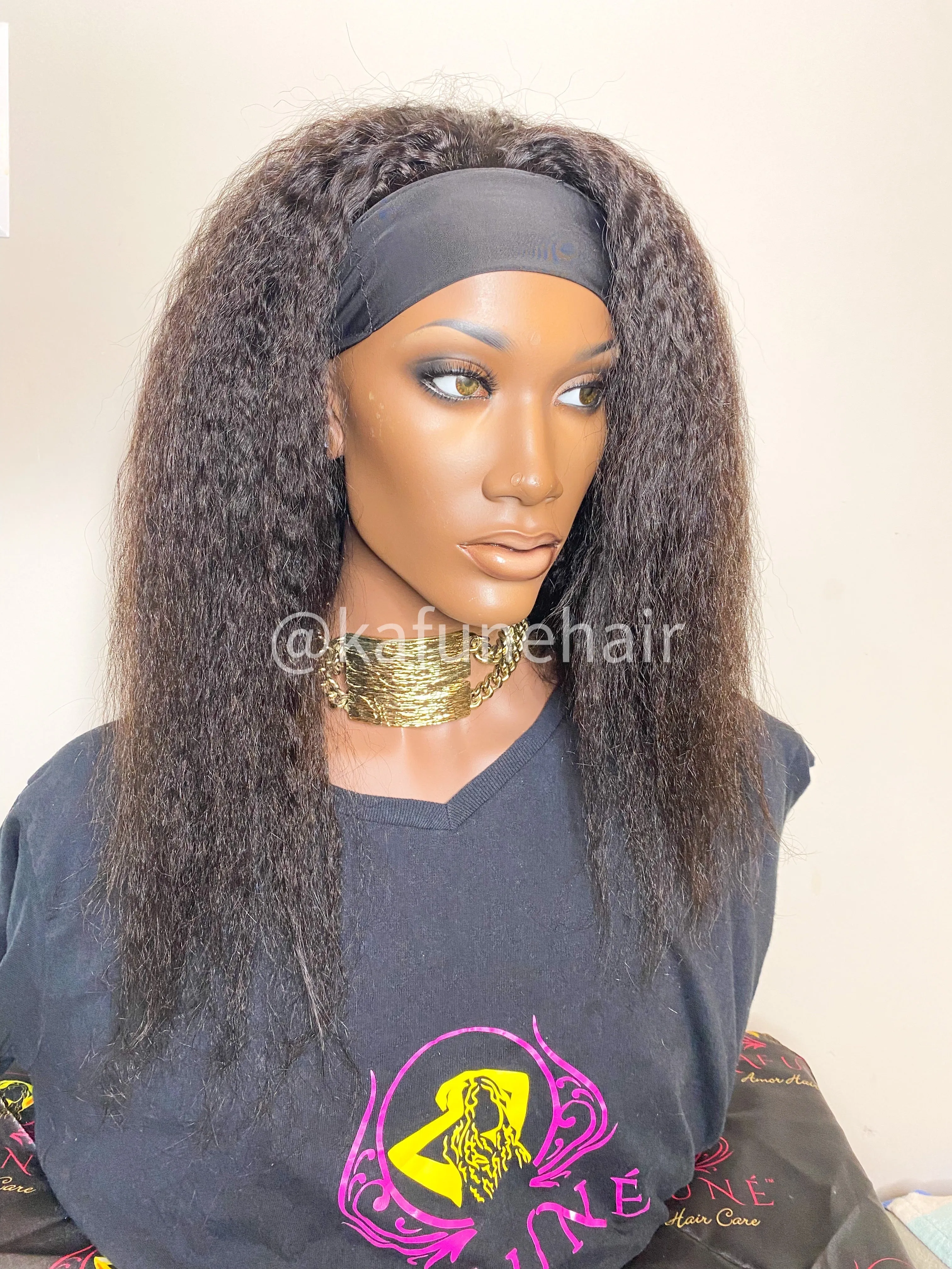 Taraji  Head band Wig - custom colored Available Next Business day shipping