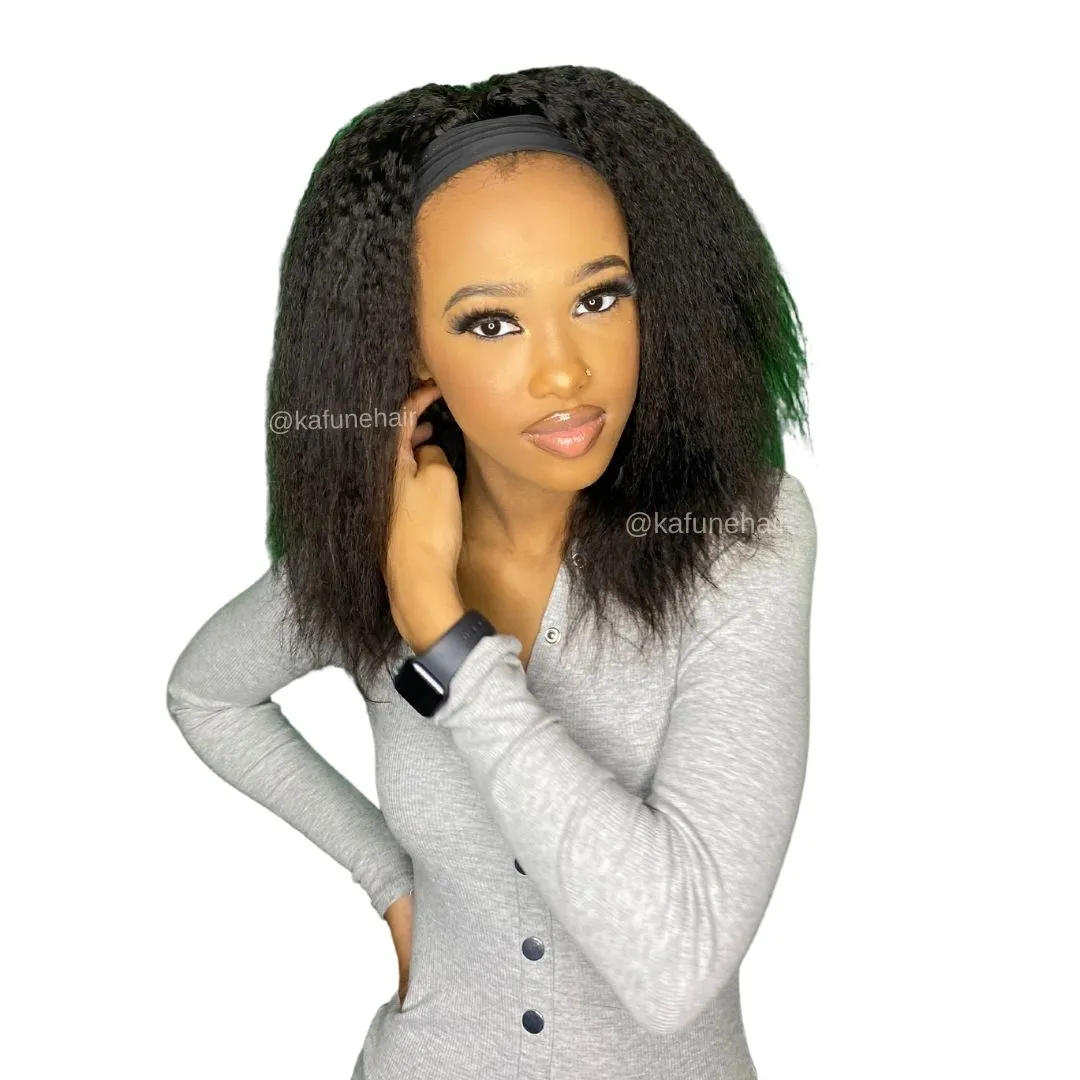 Taraji  Head band Wig - custom colored Available Next Business day shipping