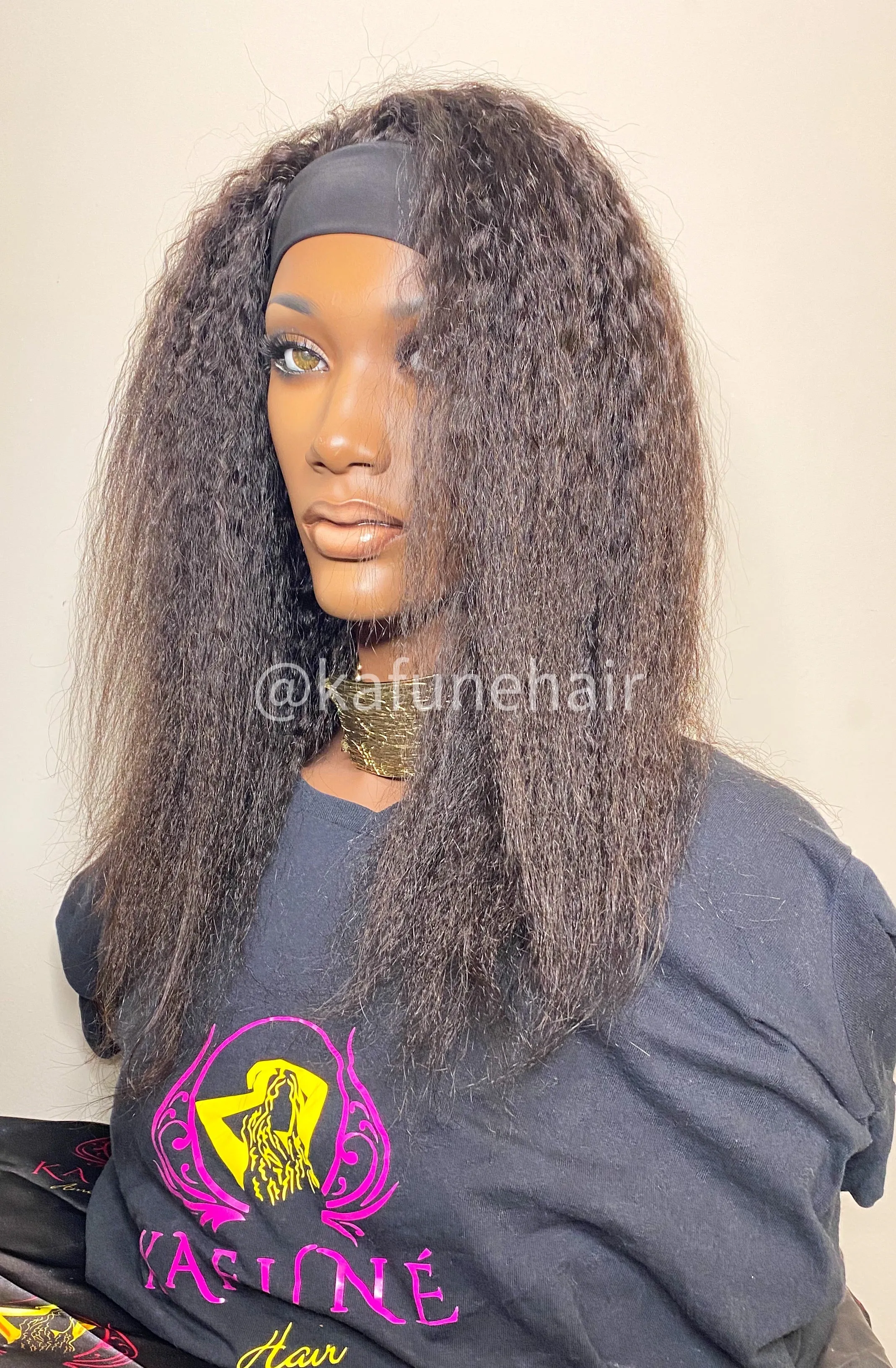 Taraji  Head band Wig - custom colored Available Next Business day shipping