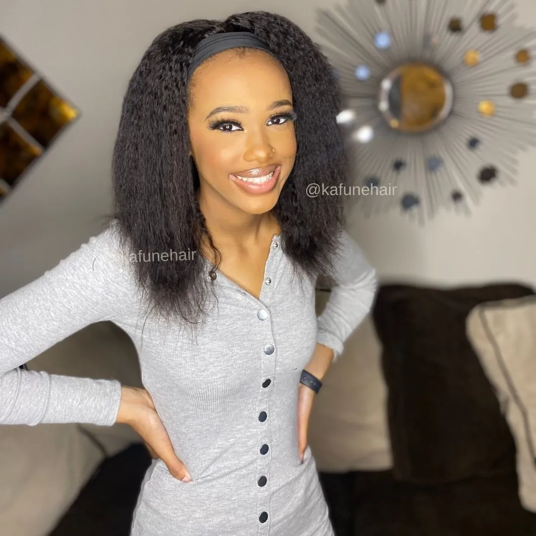 Taraji  Head band Wig - custom colored Available Next Business day shipping