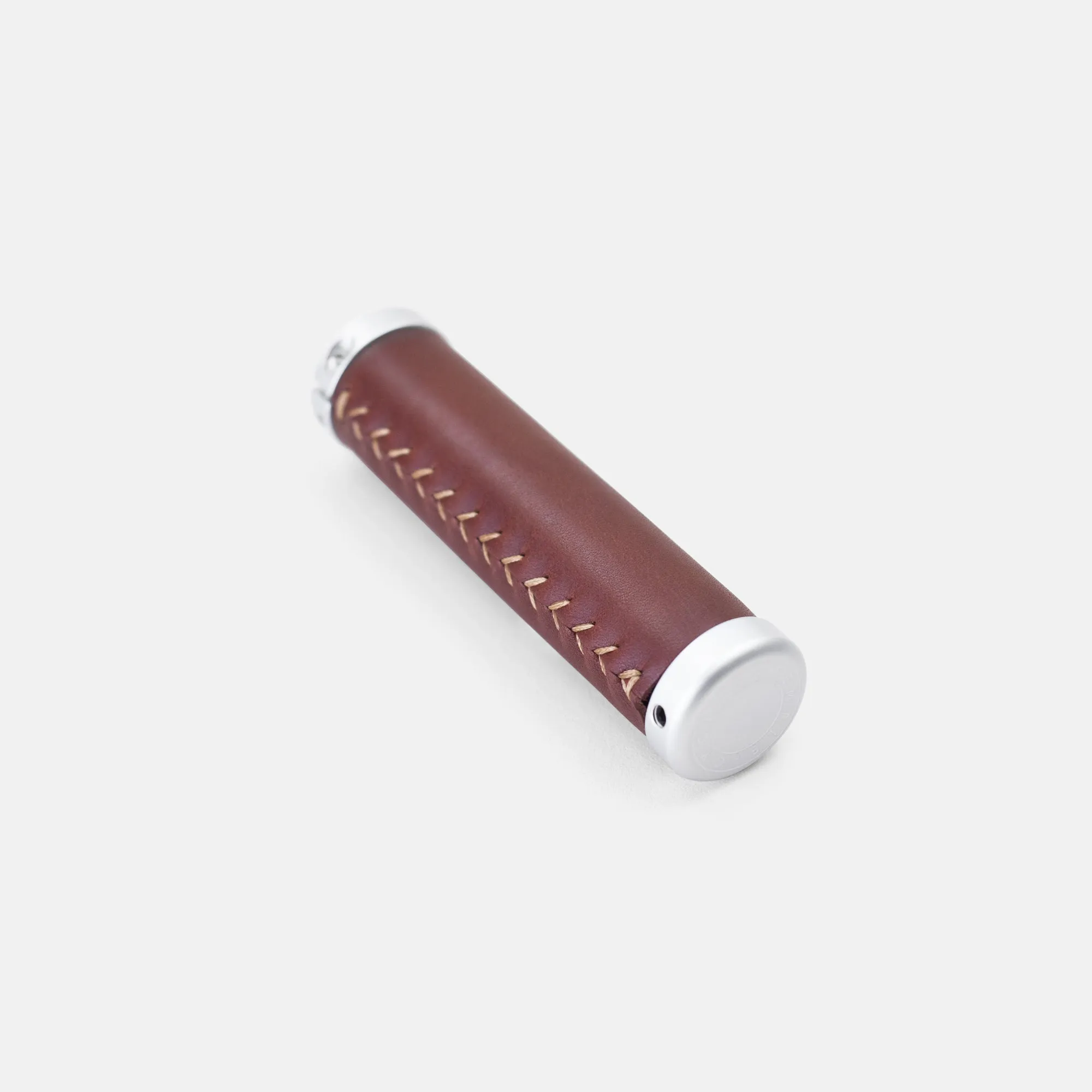 Temple Premium Leather Grips - Dark Brown
