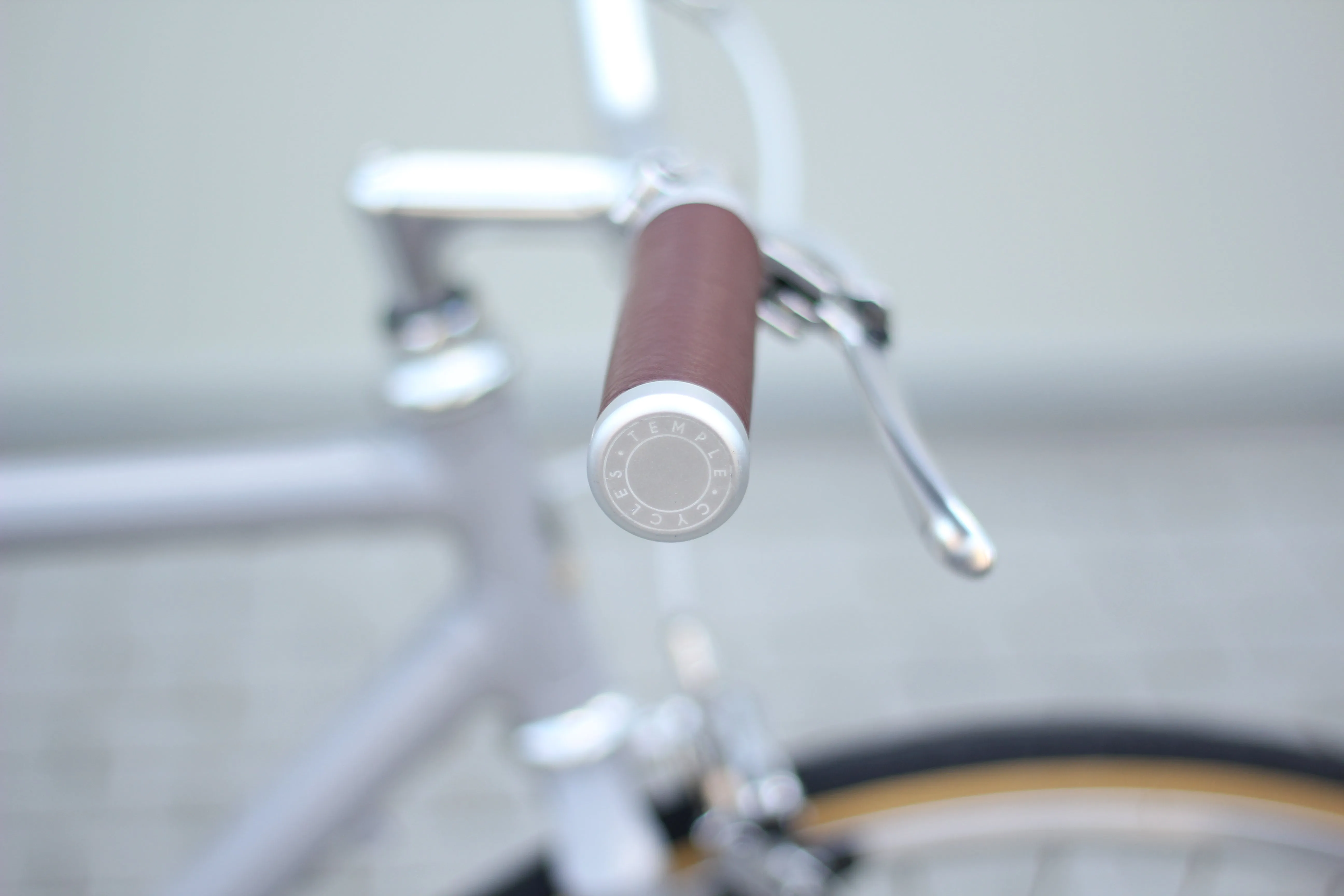 Temple Premium Leather Grips - Dark Brown