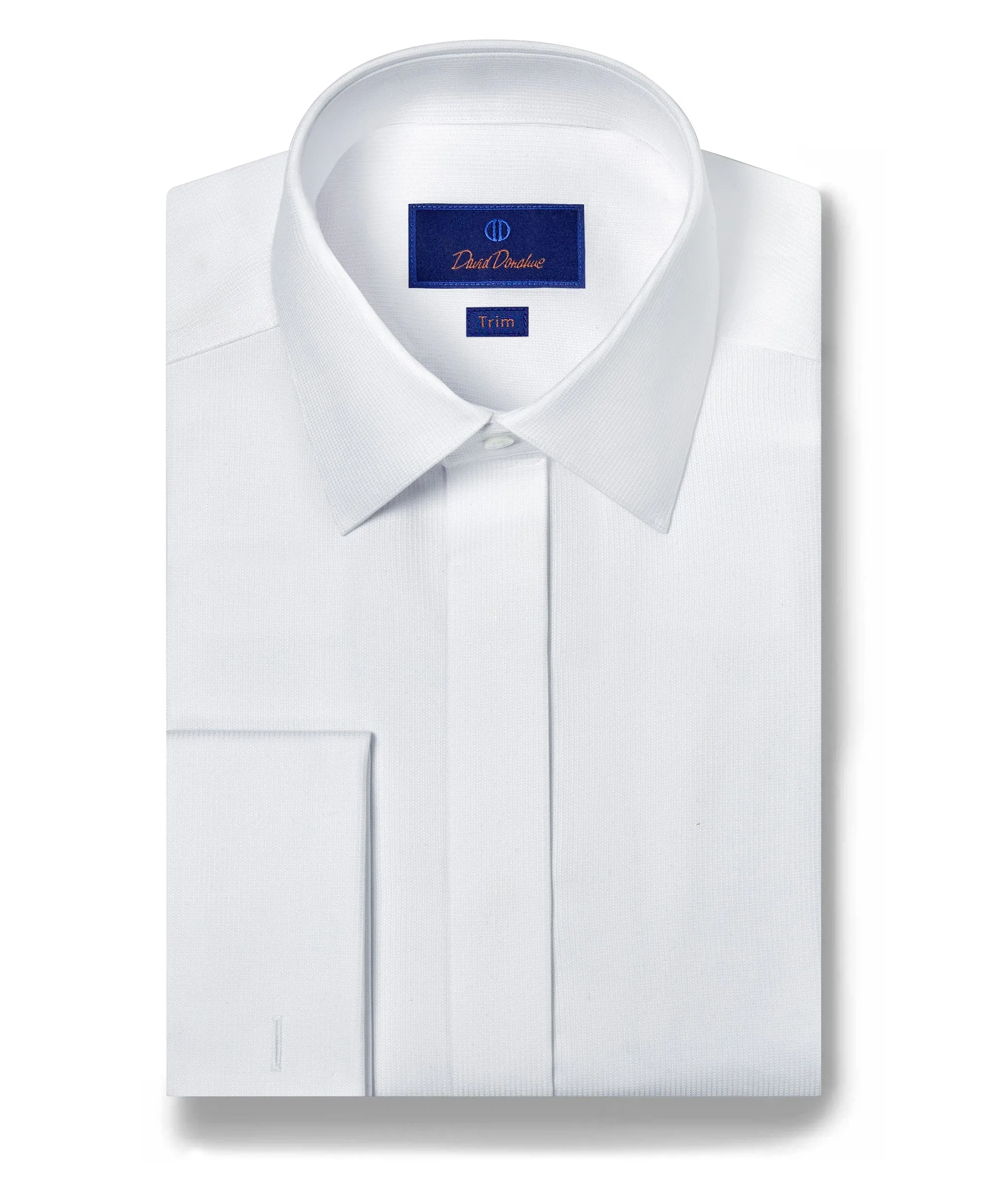 TFCP09105110 | Micro Dobby French Cuff Covered Placket Formal Shirt