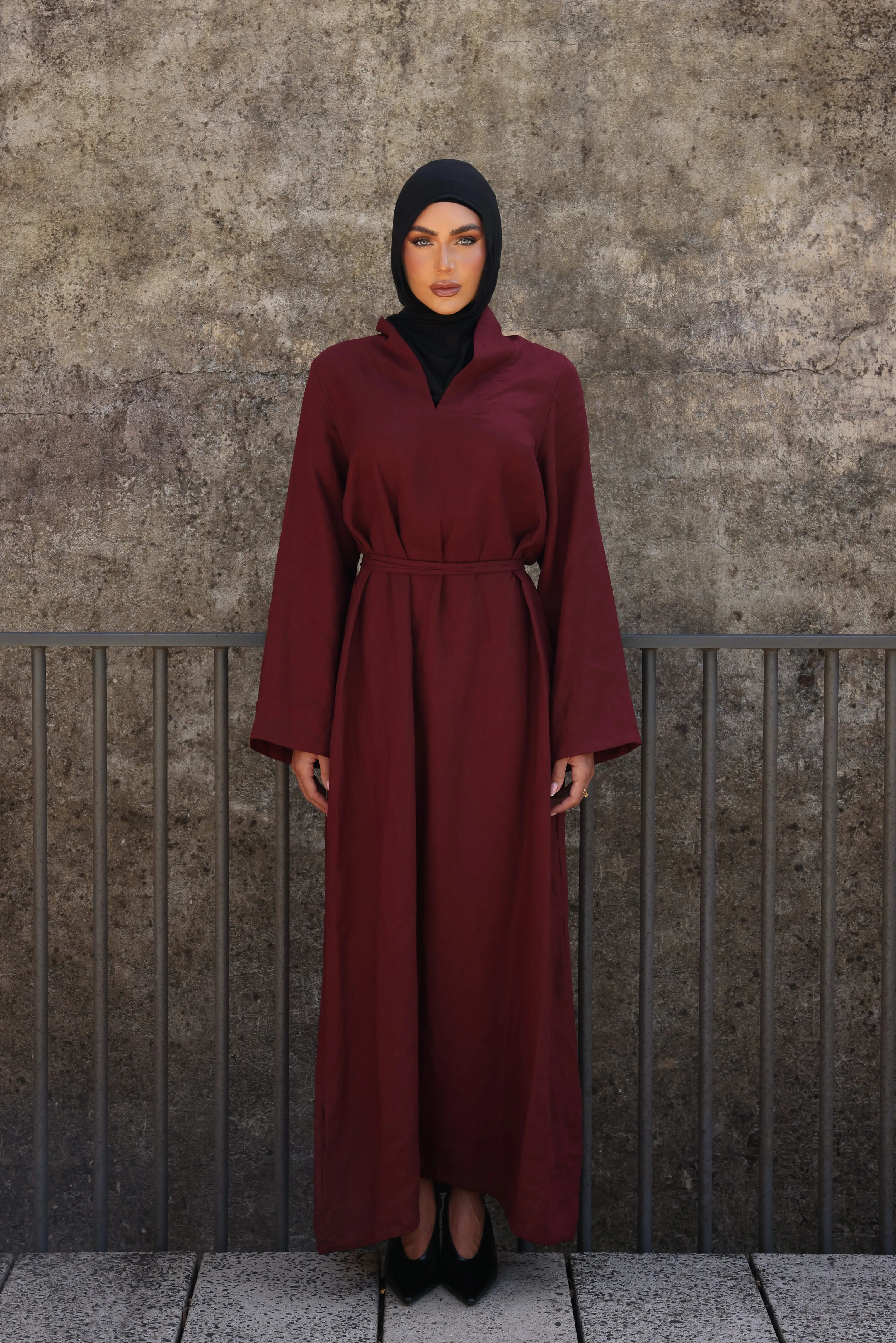 The Damask Dress Mulberry