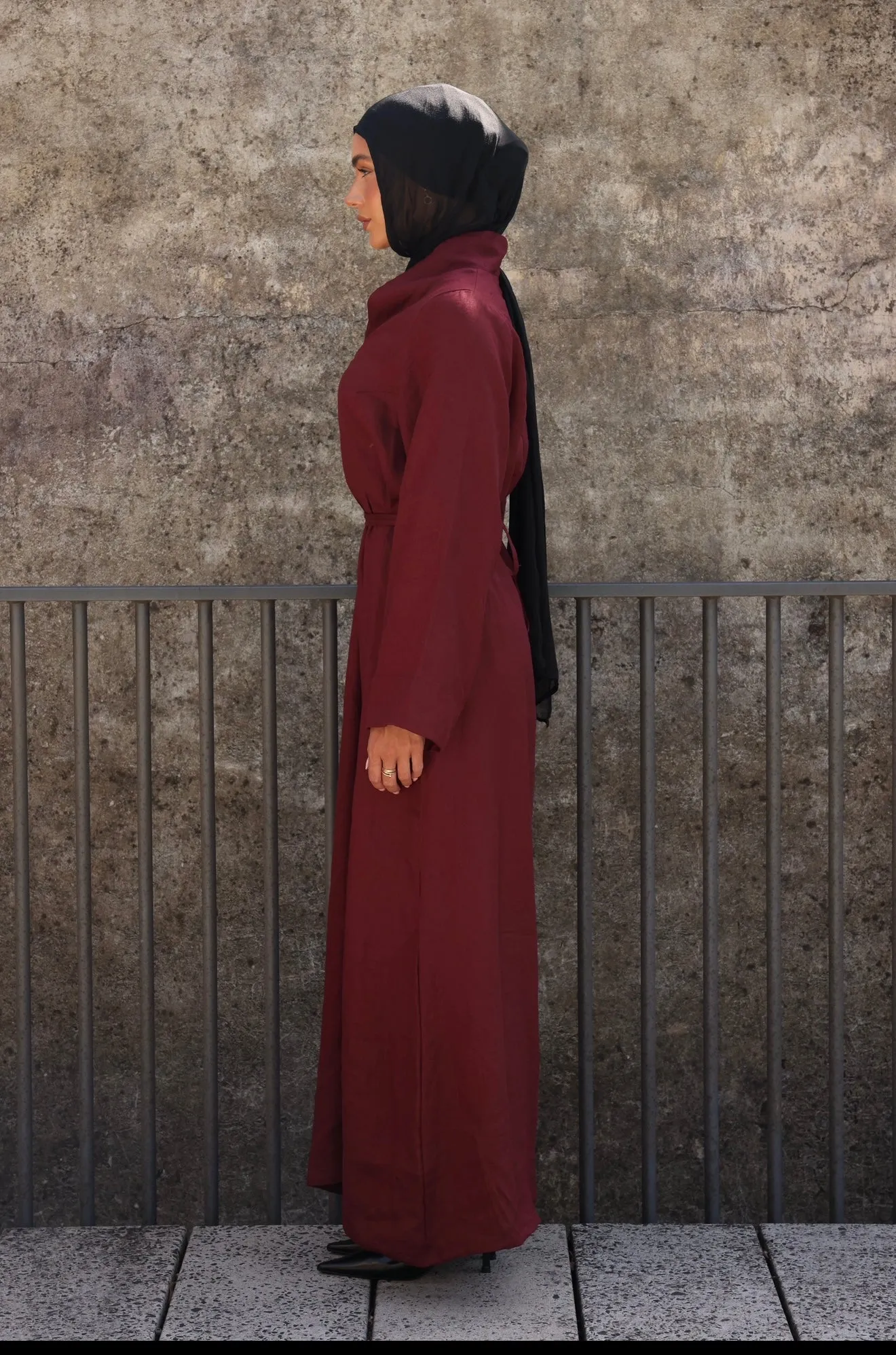 The Damask Dress Mulberry