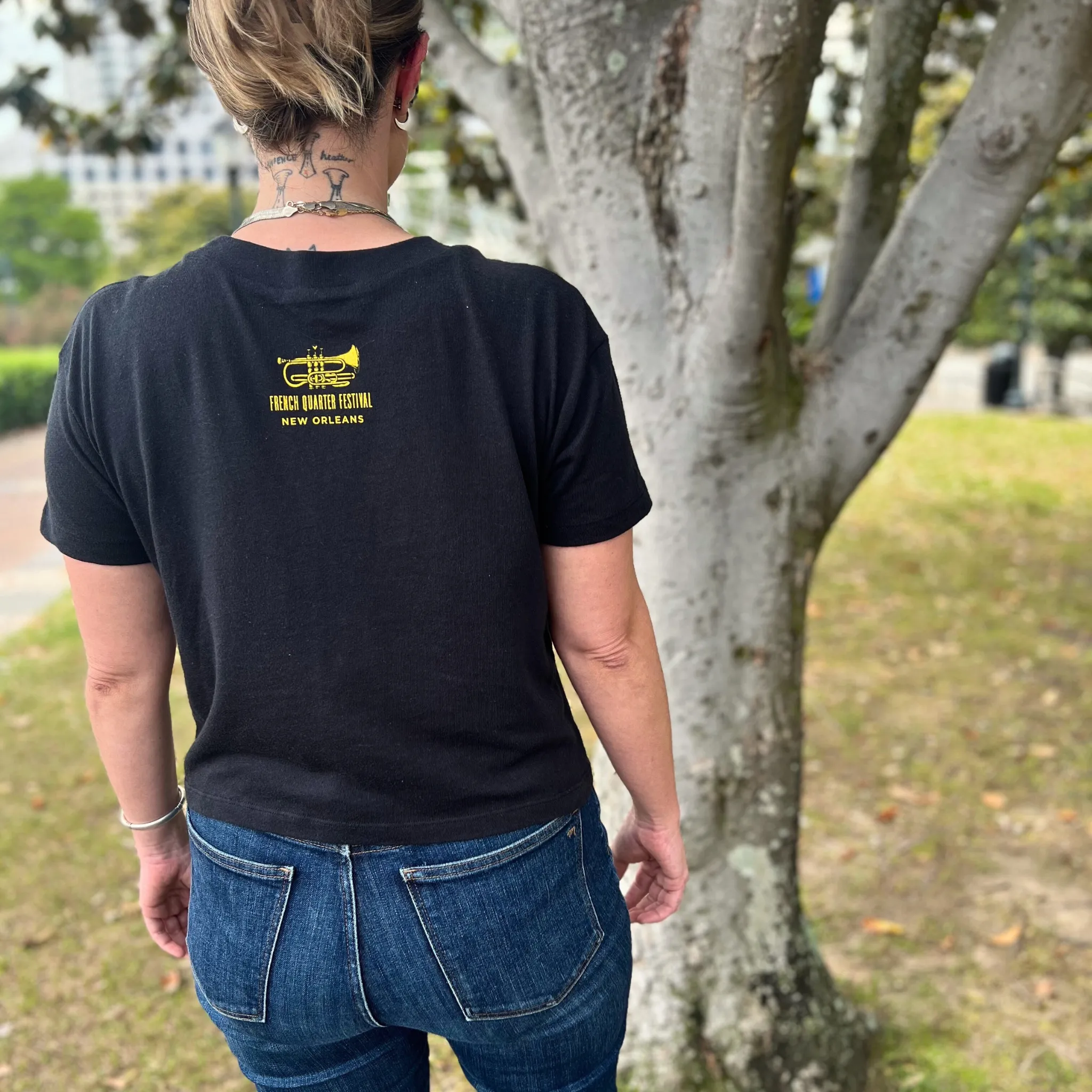 'The French Quarter is for Everyone' Cropped T-Shirt