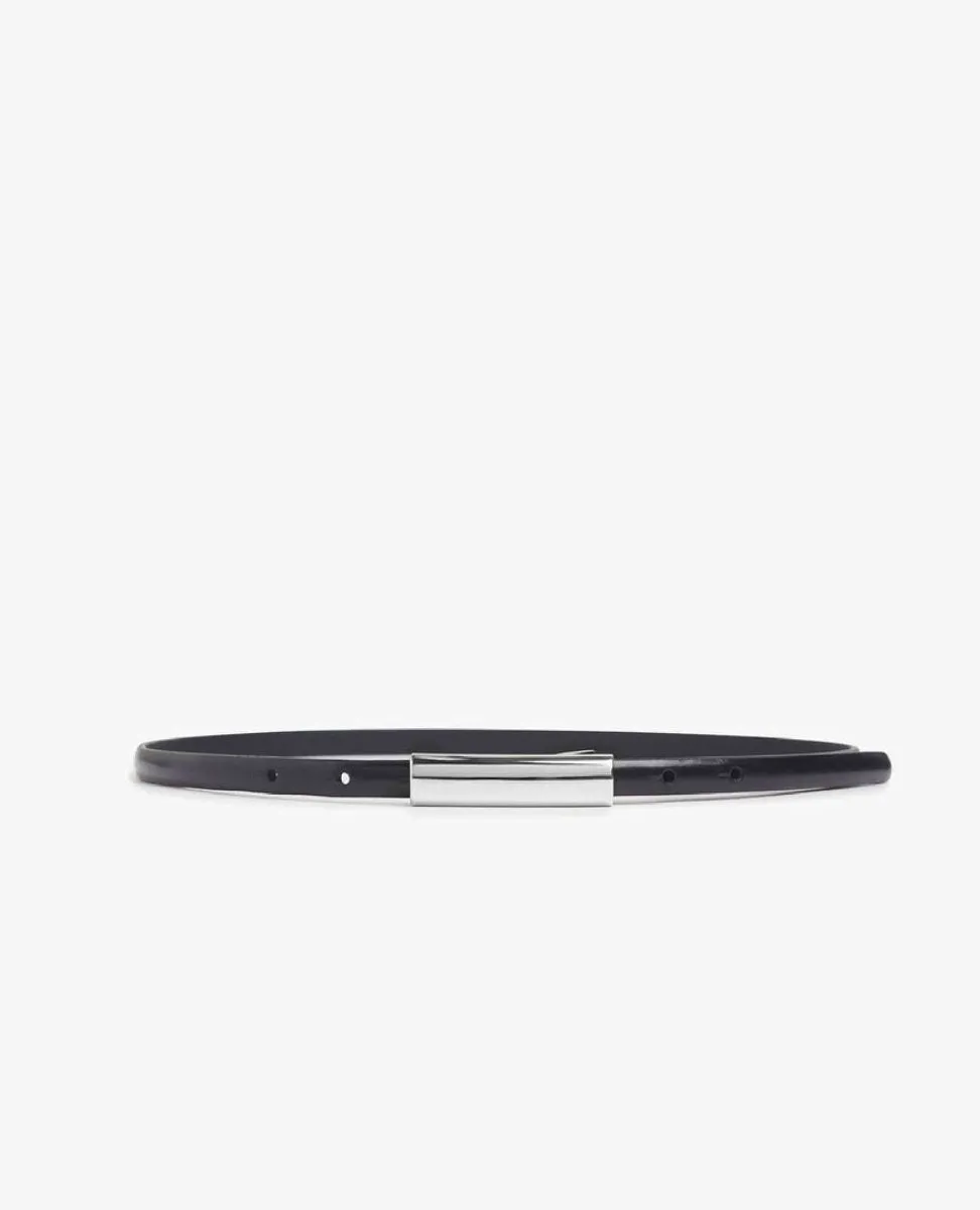 The Lady Belt Black Nickel