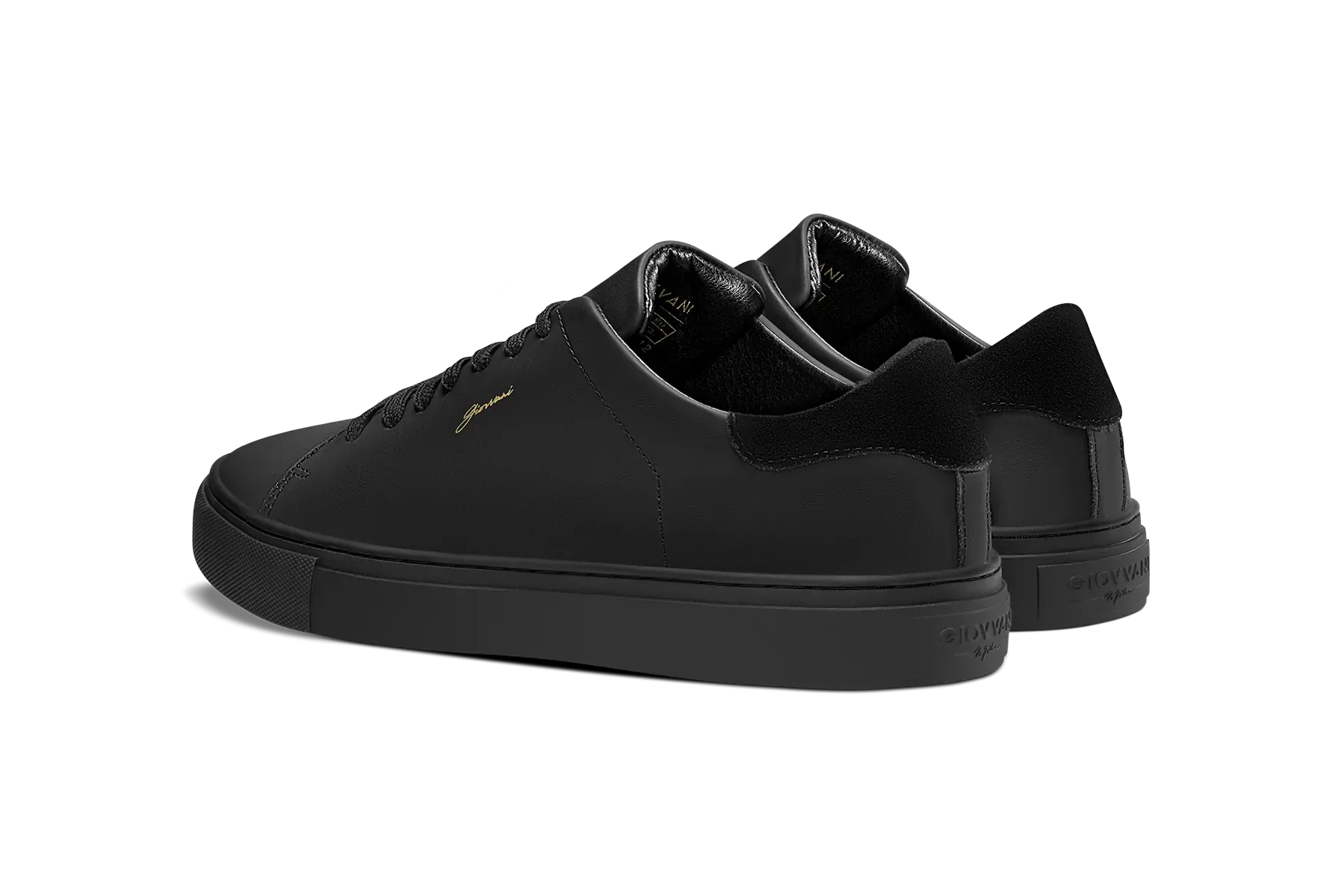The Lorenzo - Black Leather / Black Sole - Womens