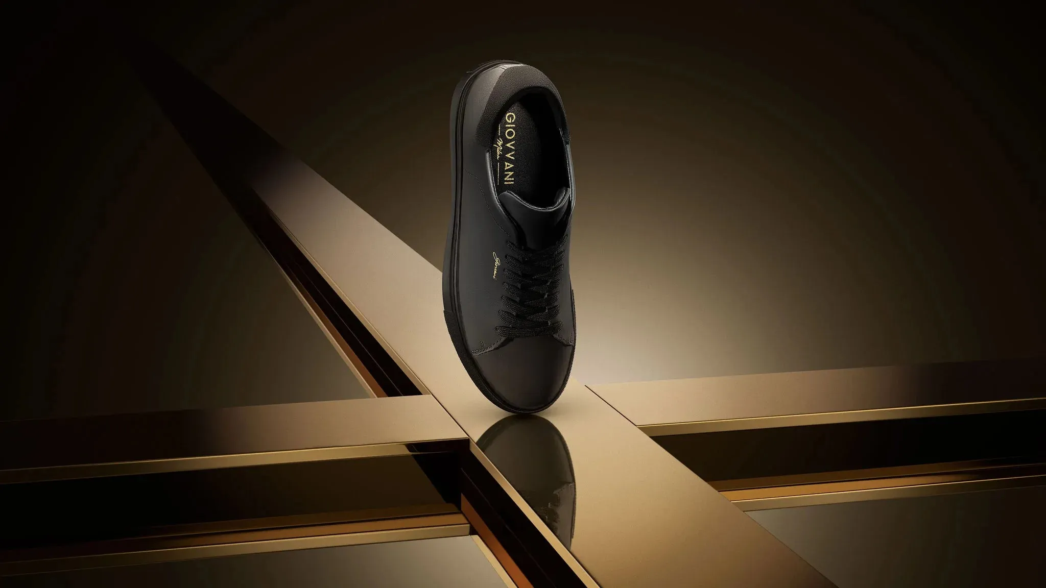 The Lorenzo - Black Leather / Black Sole - Womens