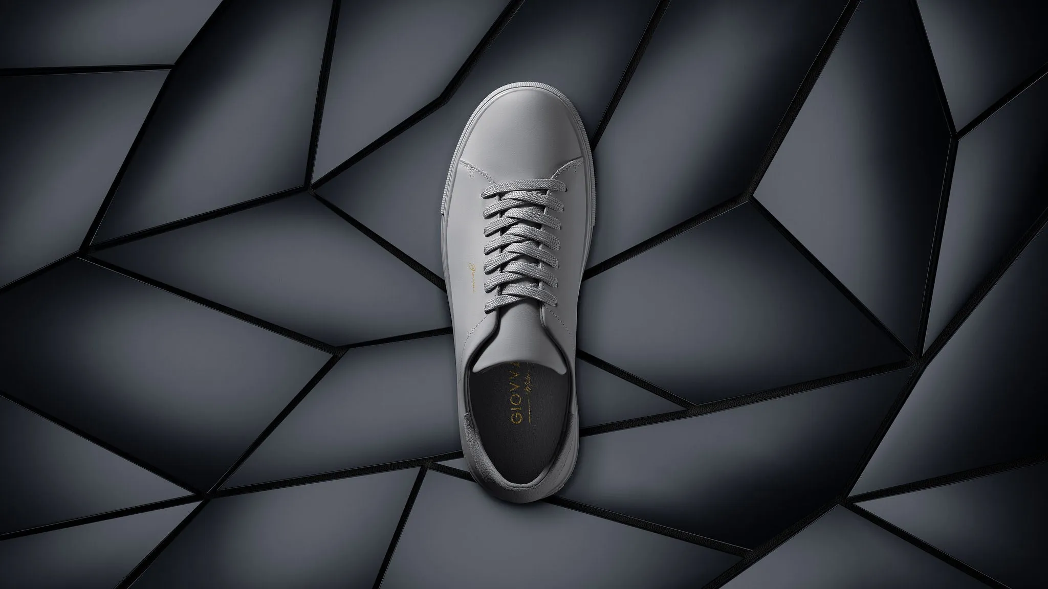 The Lorenzo - Grey Leather / Grey Sole