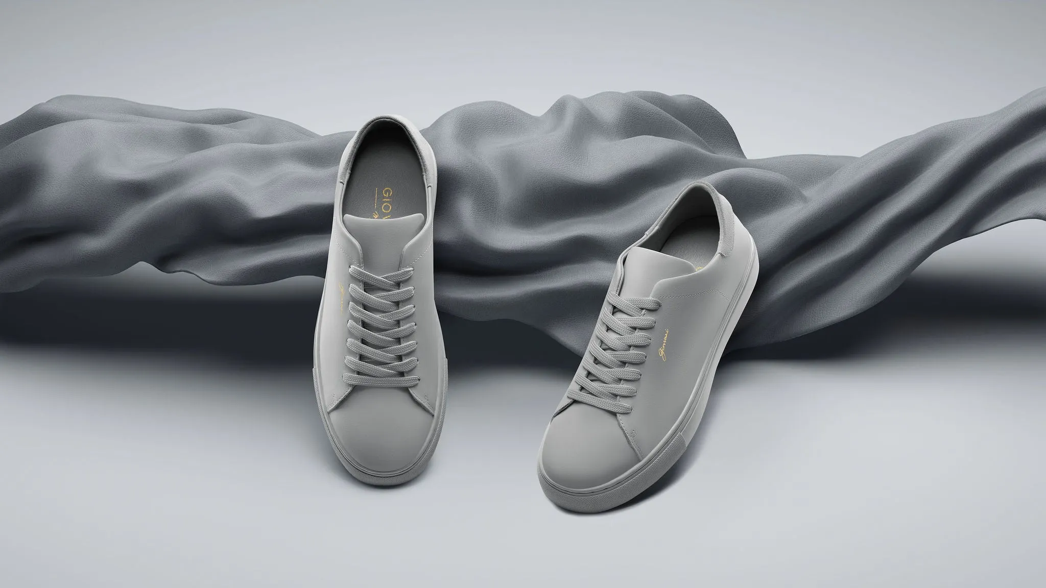 The Lorenzo - Grey Leather / Grey Sole