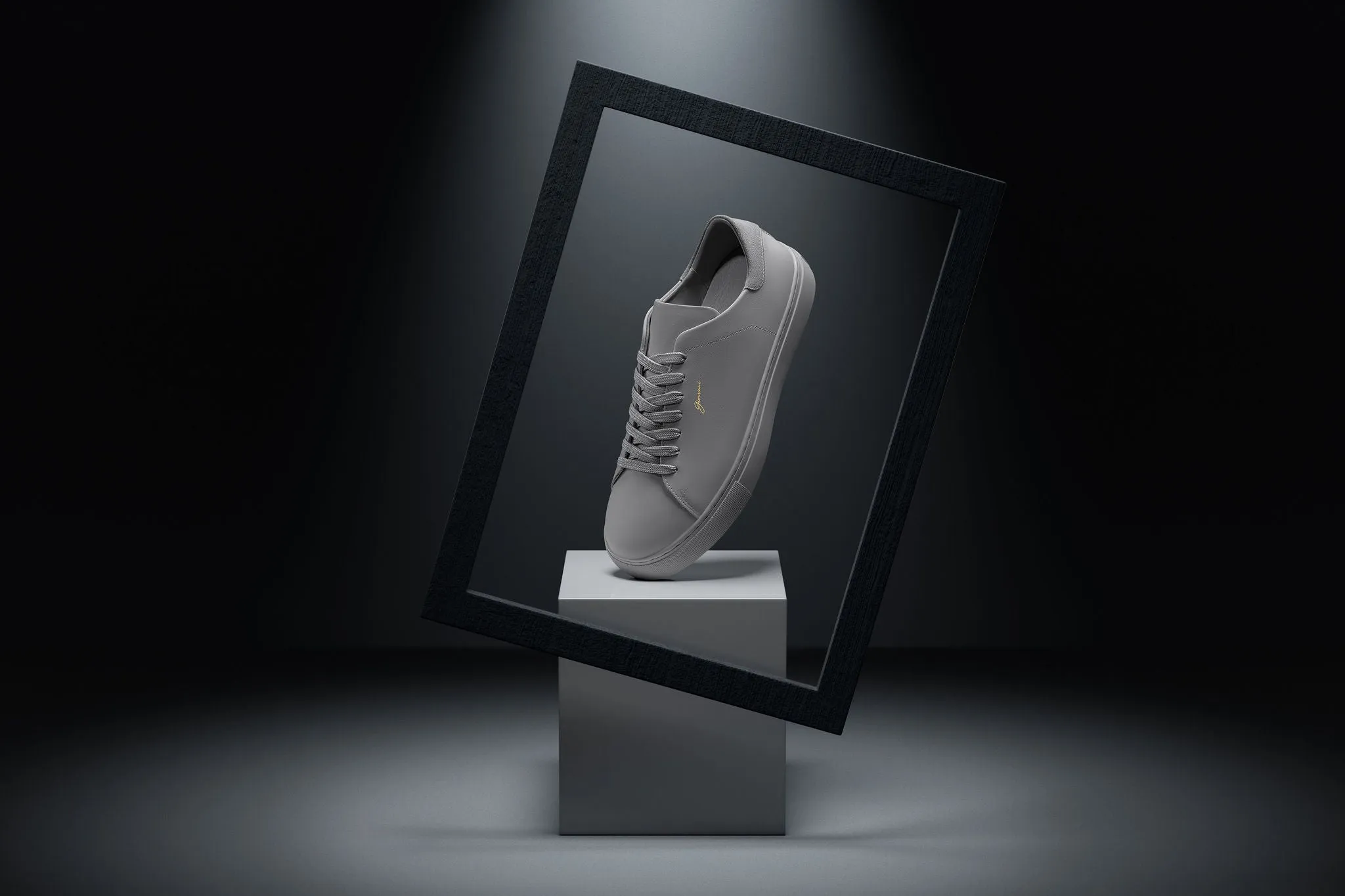 The Lorenzo - Grey Leather / Grey Sole