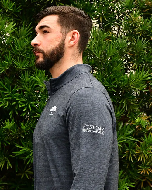 THE POST OAK | Havasu 2.0 Quarter Zip Pullover | Vintage Indigo/Black