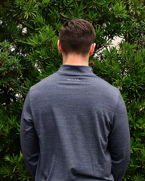 THE POST OAK | Havasu 2.0 Quarter Zip Pullover | Vintage Indigo/Black